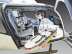 H130飞机的生命港医疗内饰。