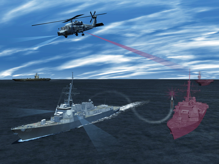 直升机电子战系统保护美国海军