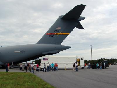 GNST到达卡纳维拉尔角空军基地