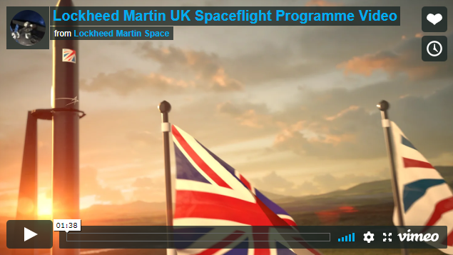 洛·马公司英国太空飞行计划视频