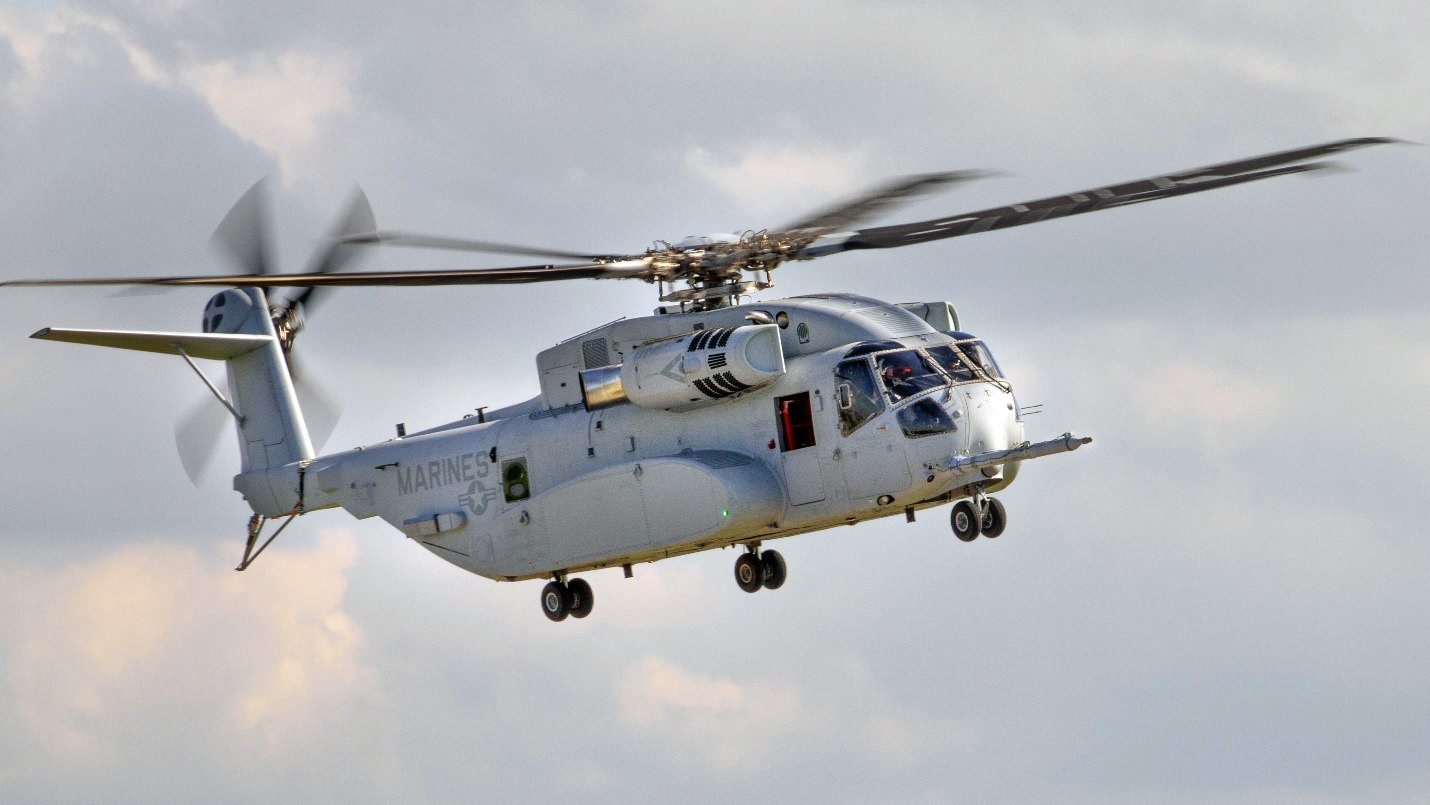 西科斯基CH-53K是一种全新的飞机，旨在确保在极端环境下的可靠性、低维护、高可用性和增强的生存能力。图片由洛克希德·马丁公司西科斯基提供。