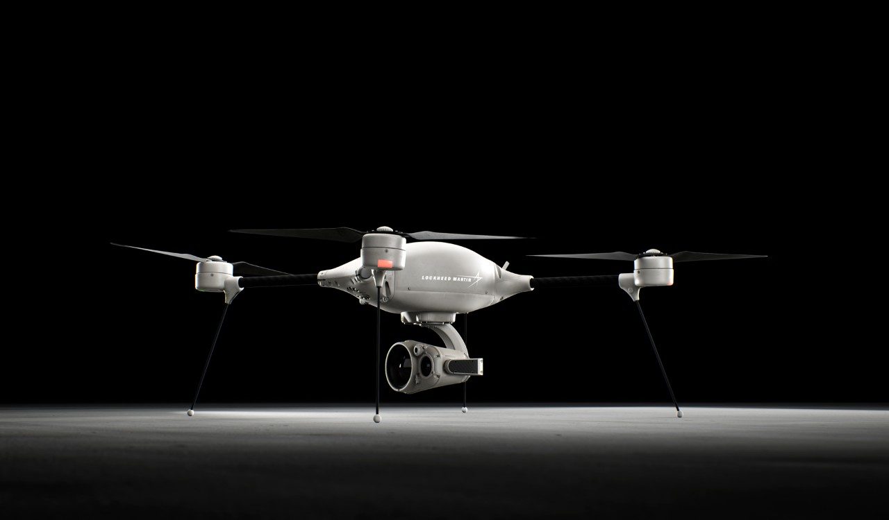 洛克希德·马丁公司将创建照片这样的现实模拟Indago 3小无人机图像与虚幻引擎。