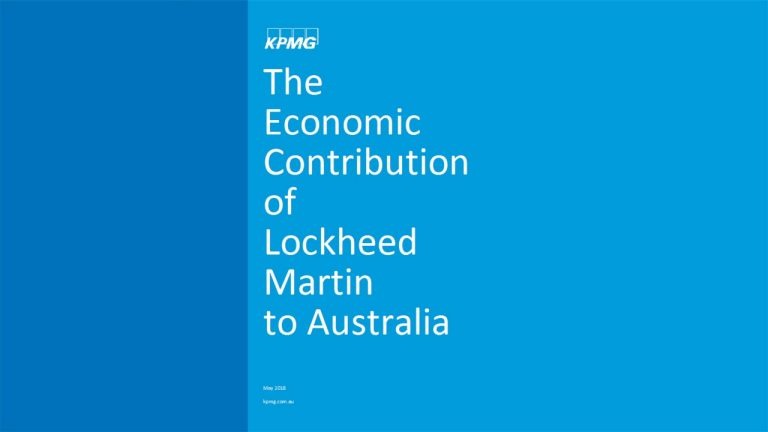 洛克希德·马丁公司对澳大利亚的经济贡献