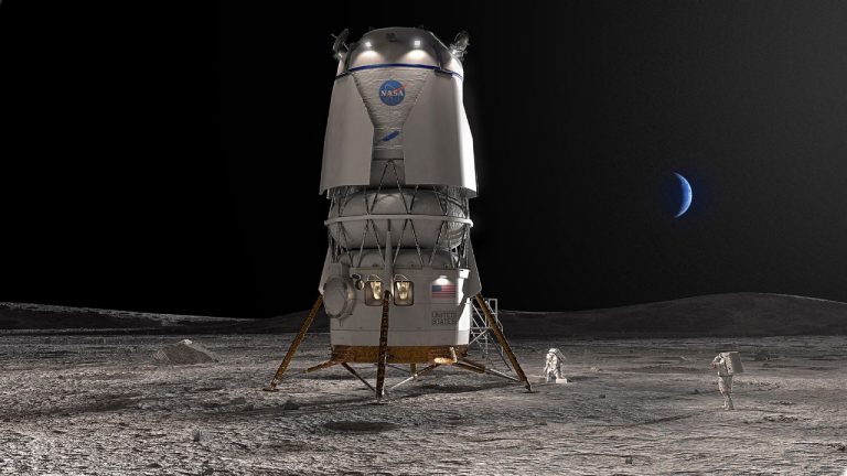 洛克希德·马丁公司在蓝色起源国家队选择开发人类登月飞行器