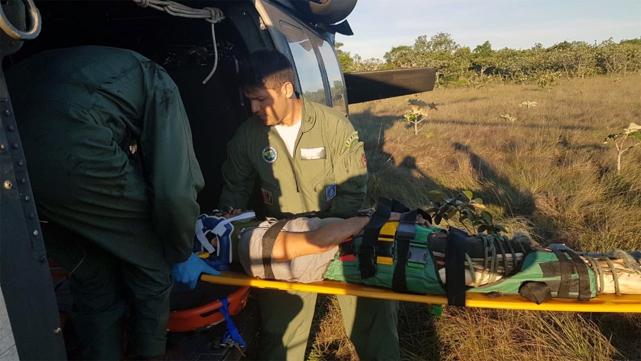 巴西空军救了两个生命在为期三天的搜索